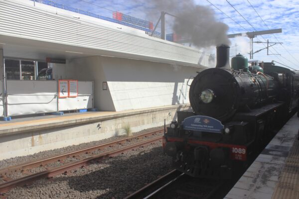 Bety the steam engine at Roma Street station last year. This year, Bety carried passengers to the Ekka show during the city holiday on Wednesday, August 12, with eight services on the day. Photo: ANDREW KACIMAIWAI