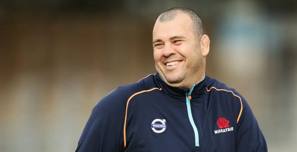Former ... Michael Cheika has signed for one season with an option for a second year, the Waratahs say. Photo: NSW Waratahs
