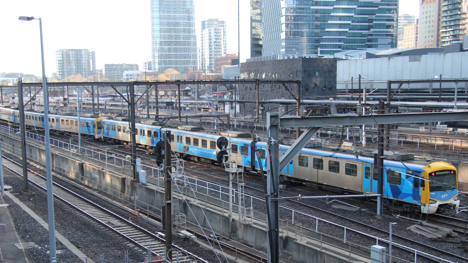 The Victorian government says more train services are coming next year. Photo: ANDREW KACIMAIWAI