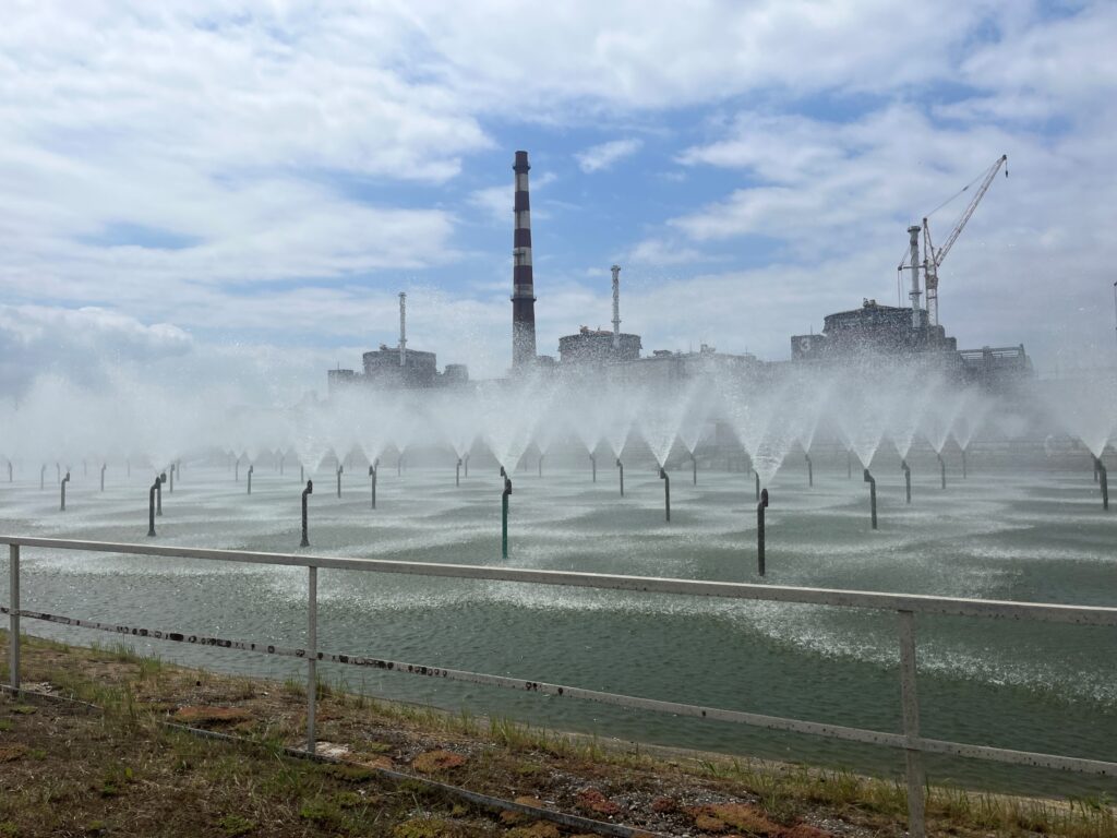 diesel ... The Zaporizhzhya nuclear plant in June 2023 during a visit by IAEA executives. Photo: Fredrik Dahl / IAEA
