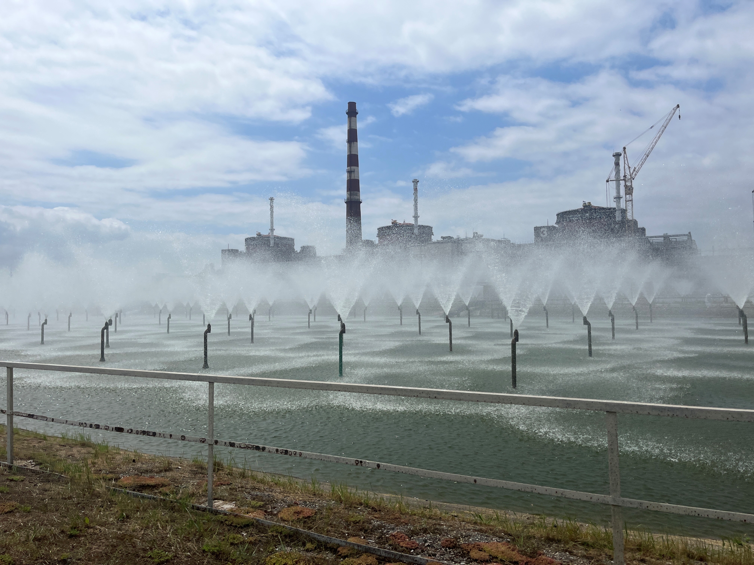 diesel ... The Zaporizhzhya nuclear plant in June 2023 during a visit by IAEA executives. Photo: Fredrik Dahl / IAEA