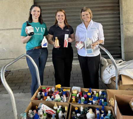Brisbane Airport toiletries passed to charity