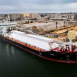 Battery-powered bulk carrier begins SA operations carrying limestone