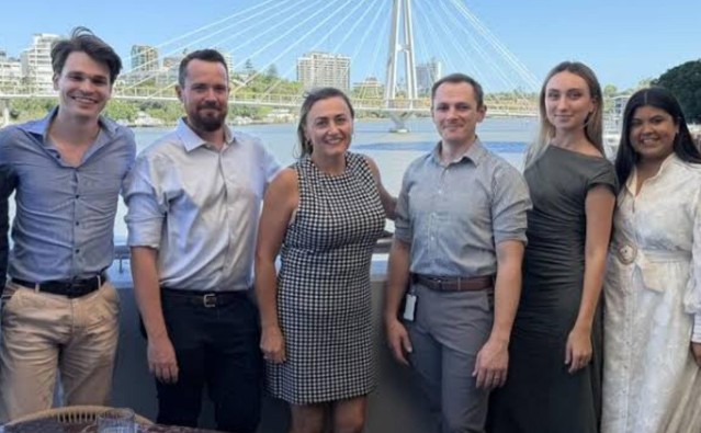 transgender ... Current and former members of Commissioner Hunt's team. Photo: LinkedIn