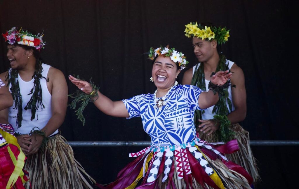 A Tuvaluan dance group at a previous Pasifika Vibes festival. Photo: Moreton Bay City Council