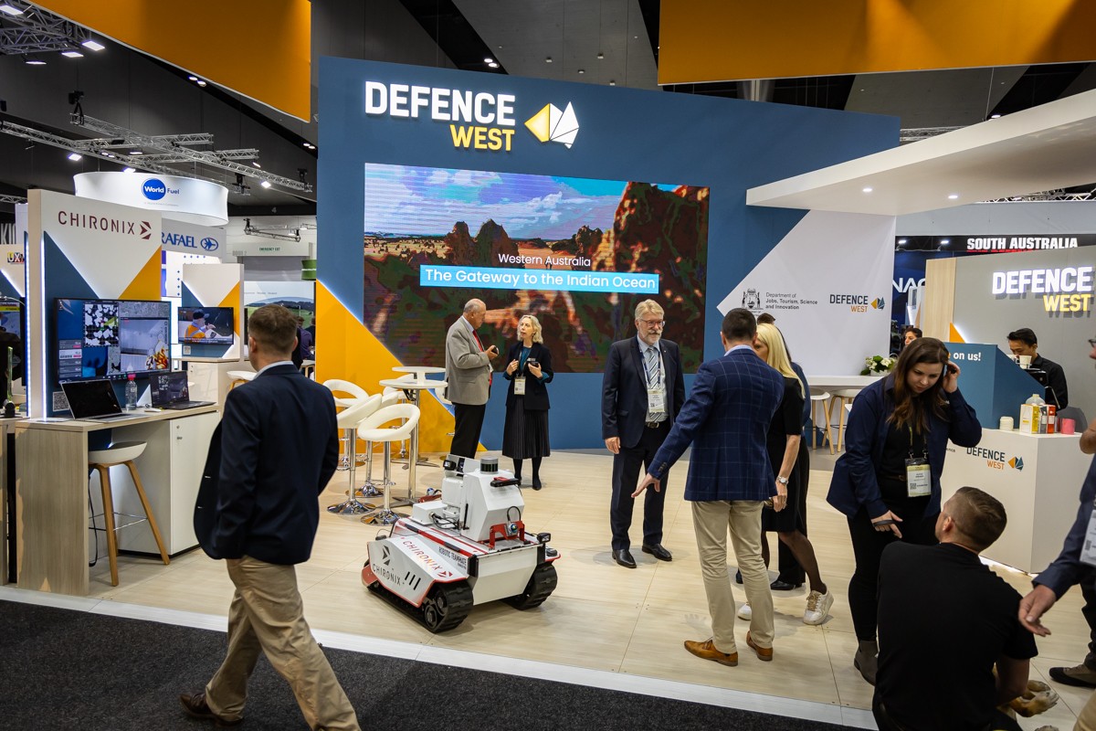 The 2026 Land Forces expo will be held in Perth next month amid greater WA Police protection. Photo: www.landforces.com.au